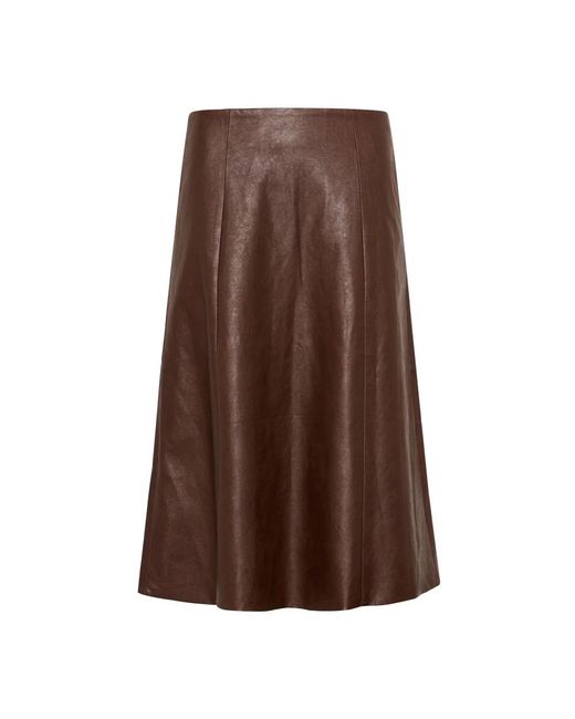 Cream Paloma Rok in het Brown