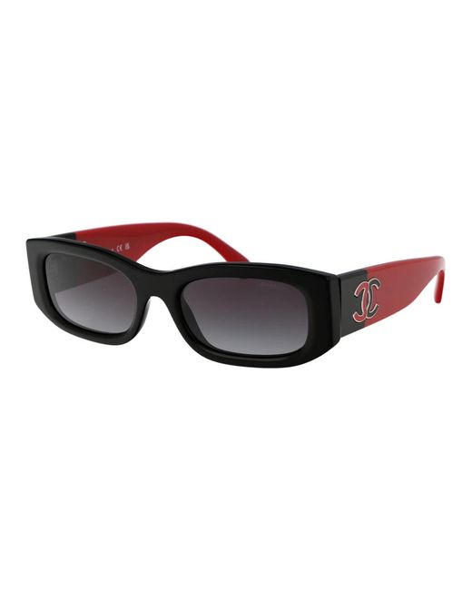Chanel Black Stylische sonnenbrille für sonnige tage