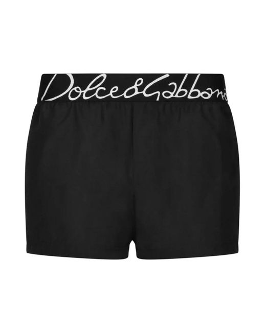 Dolce & Gabbana Black Beachwear for men