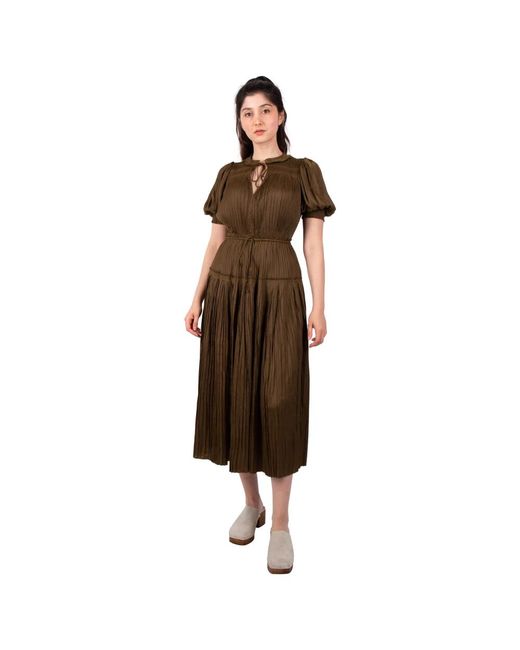 Midi Dresses Ulla Johnson de color Brown