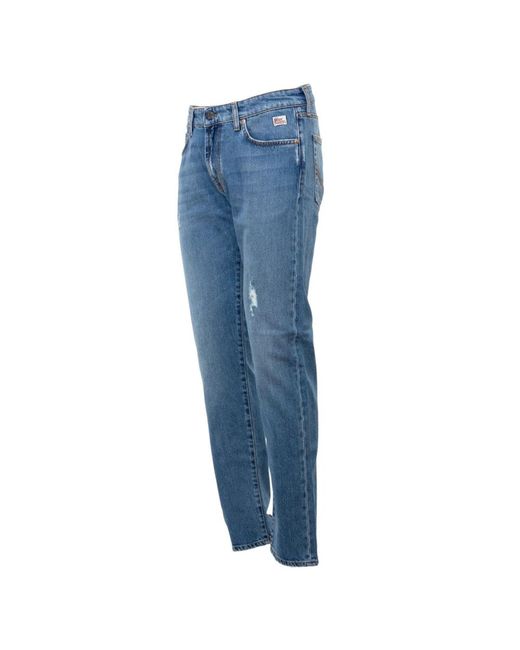 Roy Rogers Italienische slim-fit denim jeans in Blue für Herren