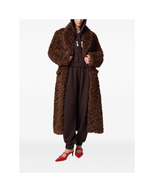MSGM Brown Sweatpants