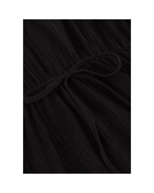 Modström Kleedjes ,Zwart ,Veelzijdige Zwarte Midi Jurk Voor Vrouwen in het Black