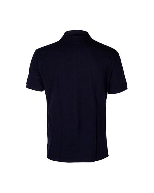 C P Company Stretch piquet polo shirt, klassischer kragen in Blue für Herren
