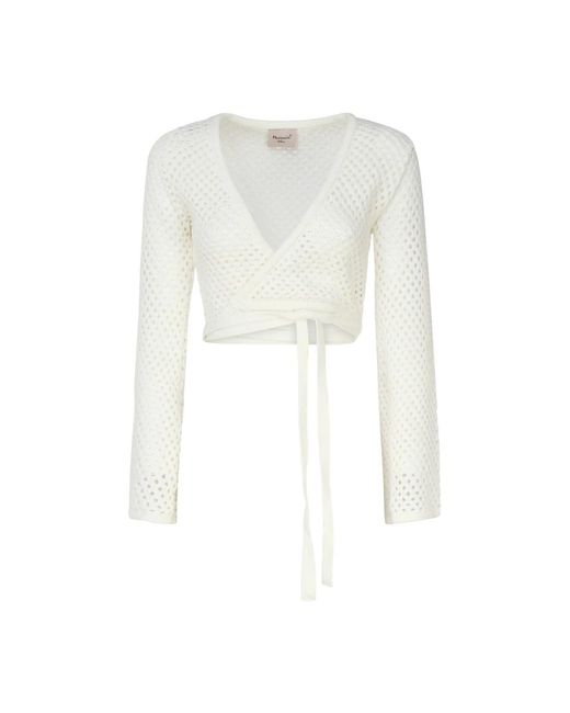 Knitwear > cardigans Mariuccia Milano en coloris White