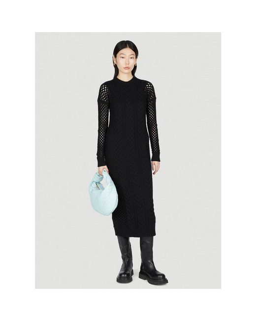 Max Mara Black Knitted Dresses