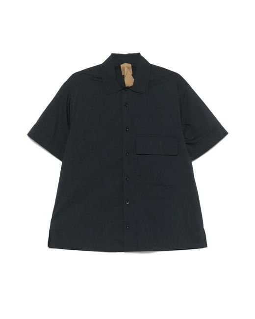 Short Sleeve Shirts di C P Company in Black da Uomo