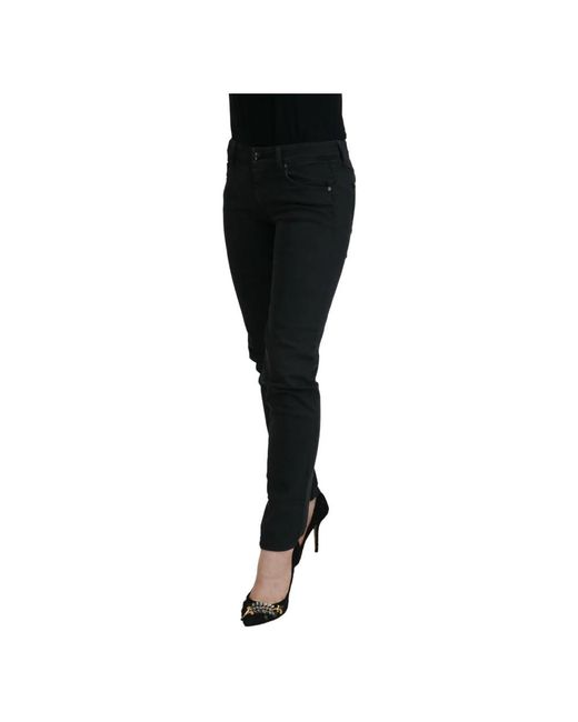 Ermanno Scervino Black Slim Fit Jeans