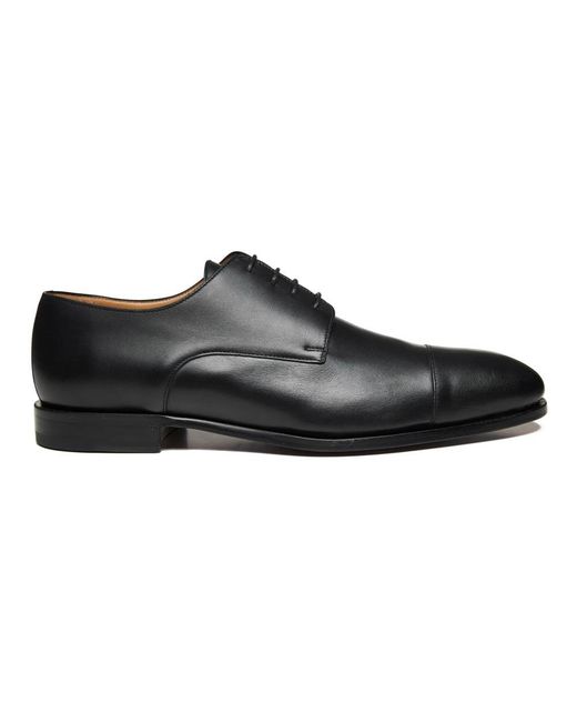Testoni Black Dress Shoes for men
