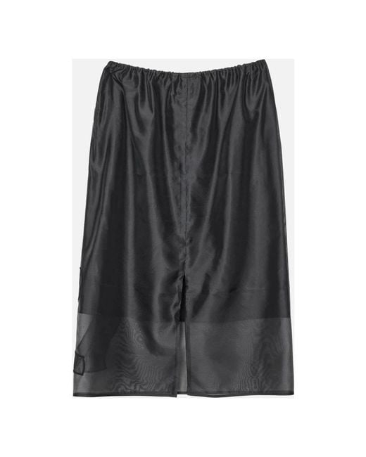 CECILIE BAHNSEN Gray Short Skirts