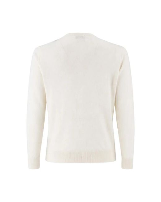 Drumohr Lichtgewicht Vest in het White voor heren