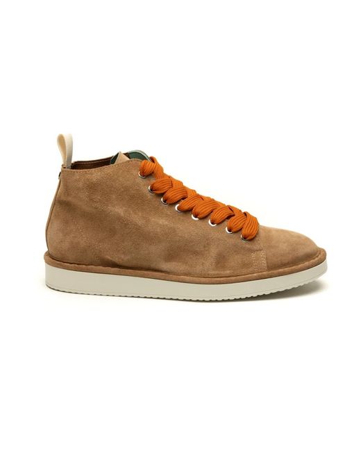 Pànchic Brown Lace-Up Boots for men
