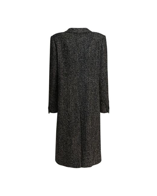 Single-Breasted Coats di Tagliatore in Black
