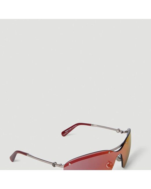 Moncler Pink Sunglasses for men