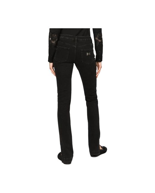 Jeans > skinny jeans Dolce & Gabbana en coloris Black