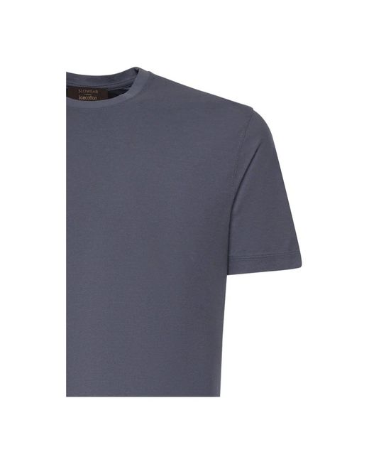 Zanone Blue T-Shirts for men