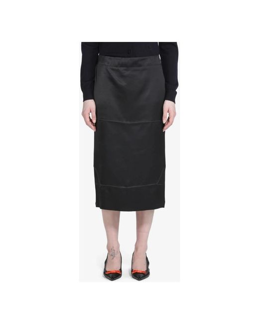 N°21 Midi Rok in het Black