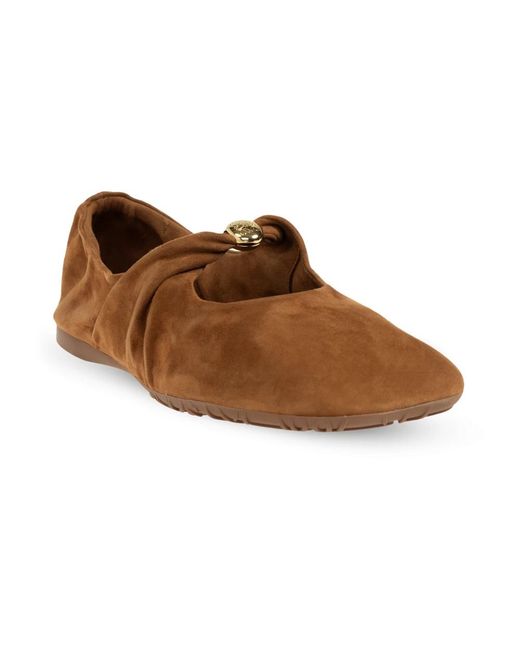 Loewe Brown Ballerina Shoes