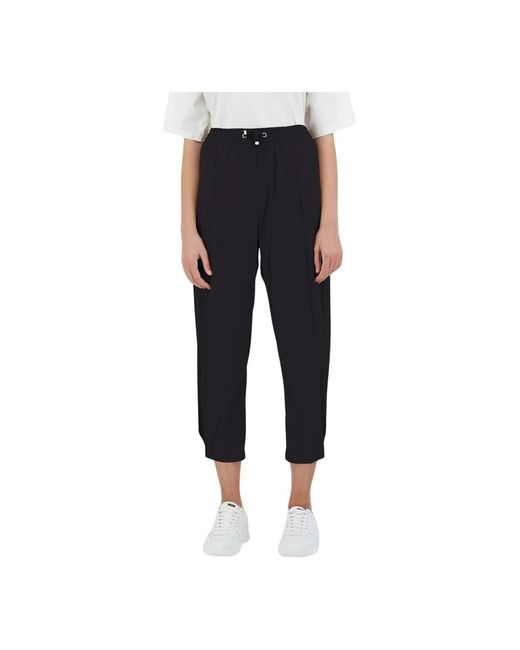 Herno Black Cropped Trousers
