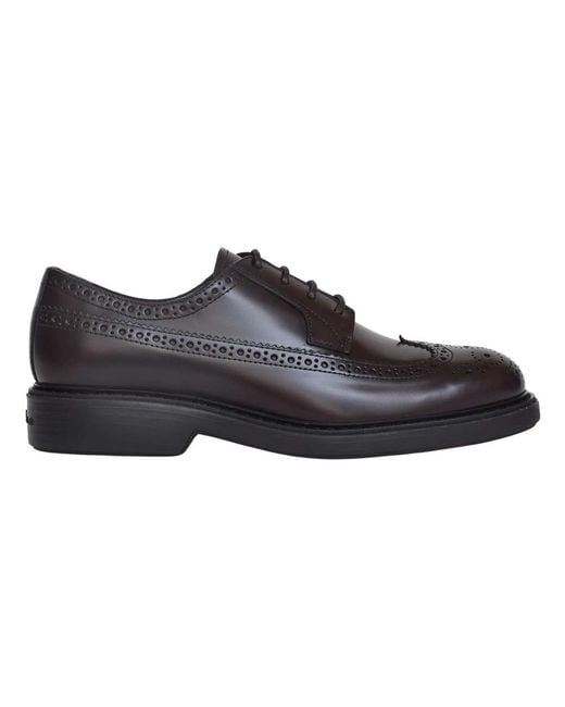 Hogan Black Dress Shoes for men