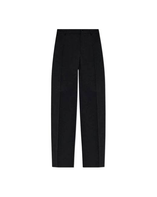 Suit Trousers di Dolce & Gabbana in Black da Uomo