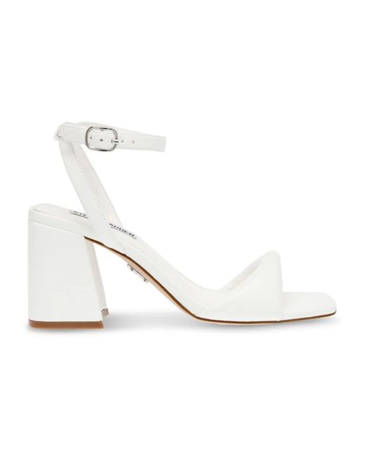 Steve Madden White High Heel Sandals