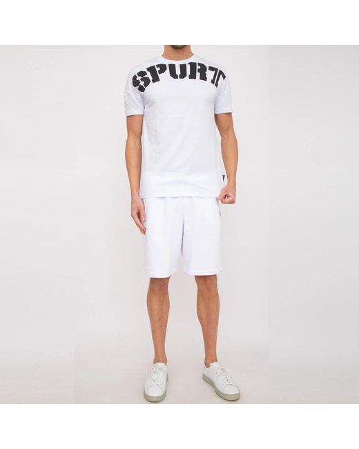 Philipp Plein White Casual Shorts for men