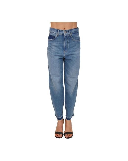 Pinko Blue Loose Fit Jeans
