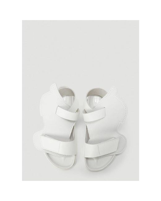 Shoes > sandals > flat sandals Birkenstock en coloris White