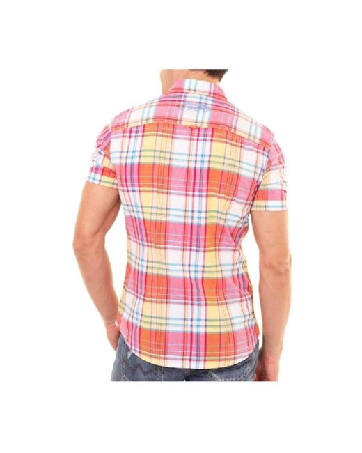 Pepe Jeans Red Short Sleeve Shirts for men