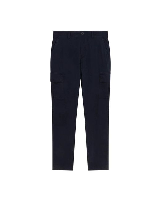 Lyle & Scott Blue Slim-Fit Trousers for men