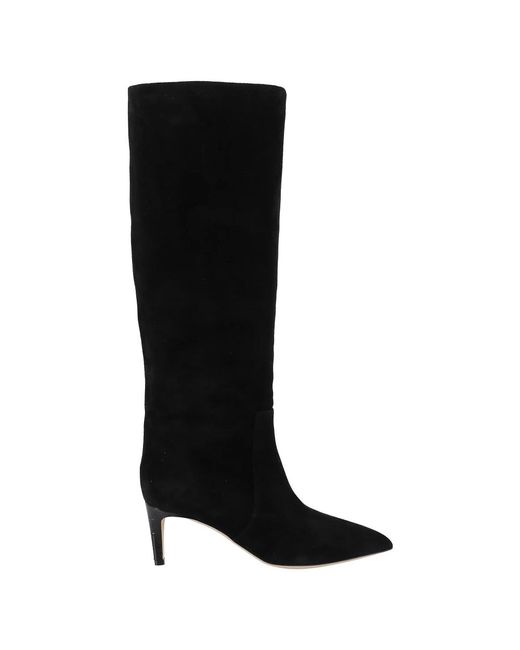 Paris Texas Black Heeled Boots