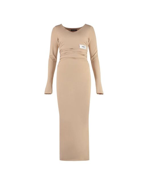 Dolce & Gabbana Natural Midi Dresses