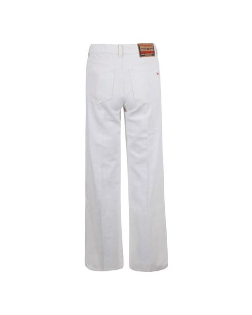 DIESEL Gray Wide Jeans