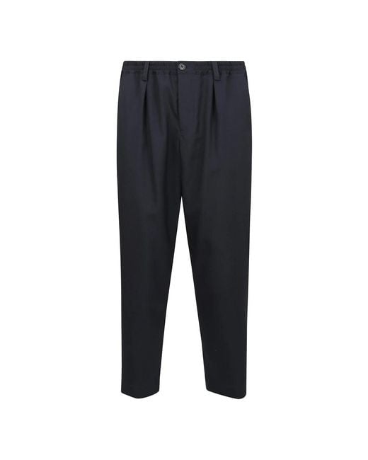 Marni Blue Slim-Fit Trousers for men