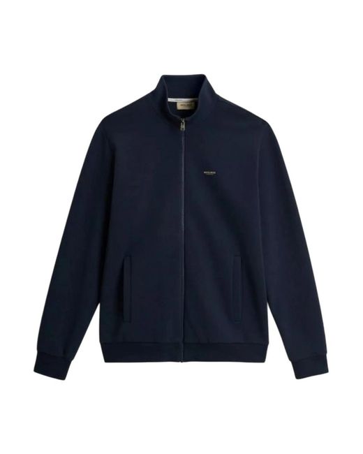 Woolrich Blue Zip-Throughs for men