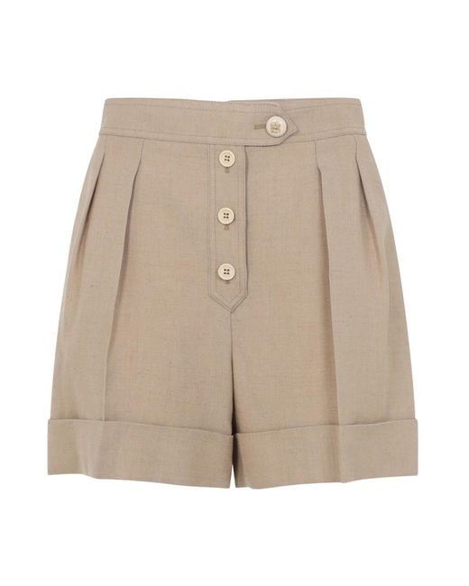 Valentino Natural Casual Shorts