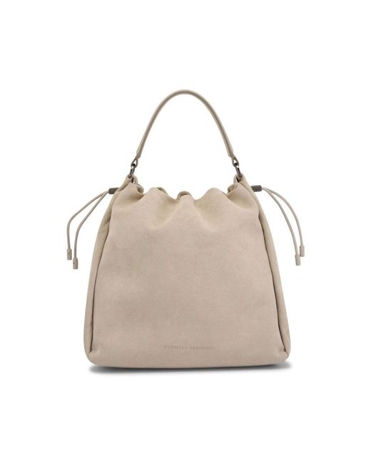 Handbags Brunello Cucinelli de color Gray