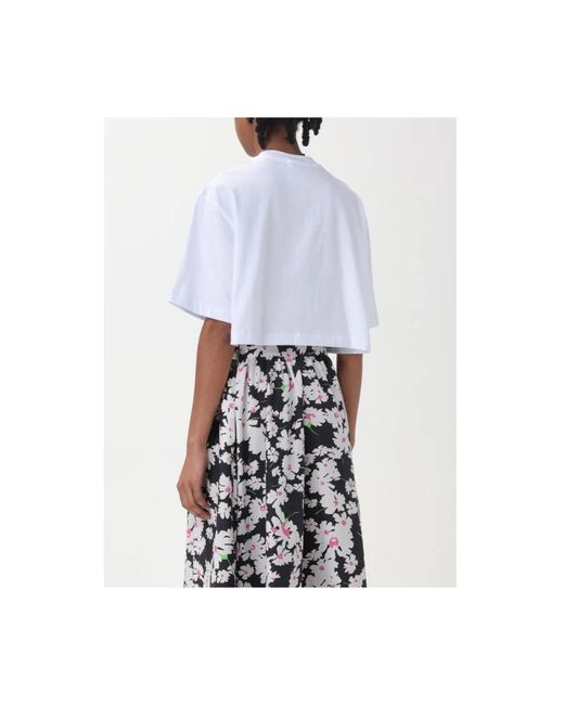 MSGM White T-Shirts