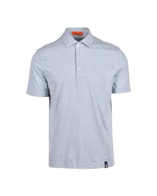 Drumohr Blue Polo Shirts for men