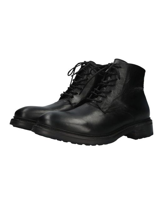 Blackstone Schnürstiefel in Black für Herren