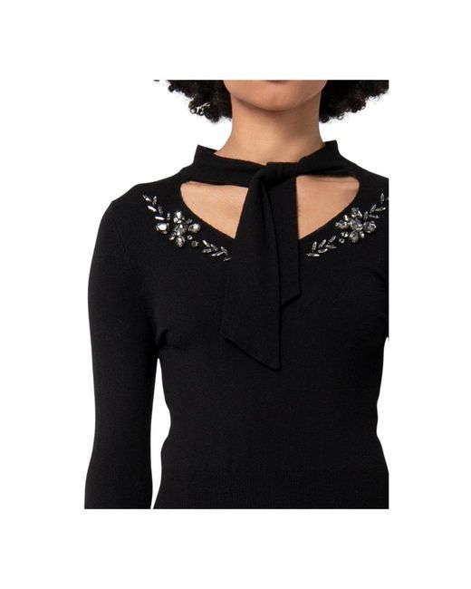 Fracomina Black Knitted Dresses