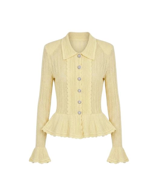 Cardigans di Self-Portrait in Yellow