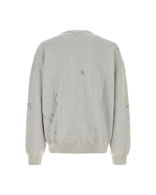Golden Goose Deluxe Brand Gray Sweatshirts for men