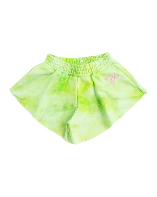 Pinko Green Short Shorts