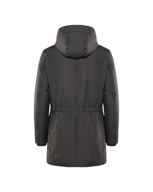 Moorer Black Parkas for men