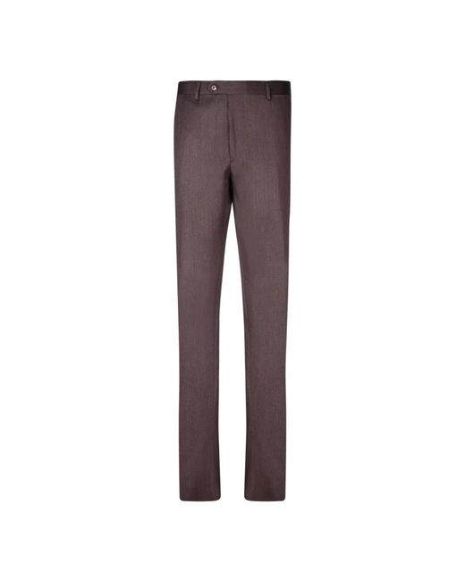 Dell'Oglio Gray Suit Trousers for men