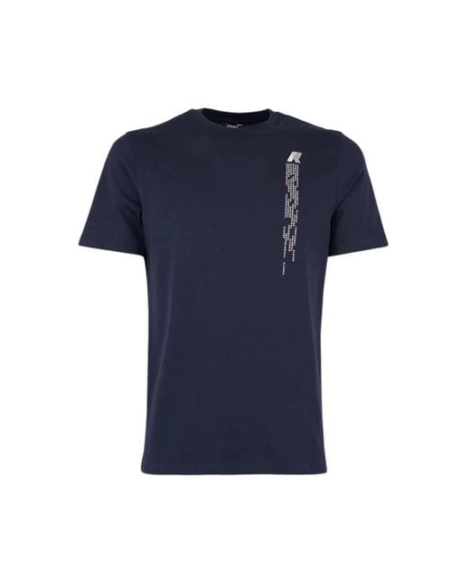 T-Shirts K-Way de hombre de color Blue
