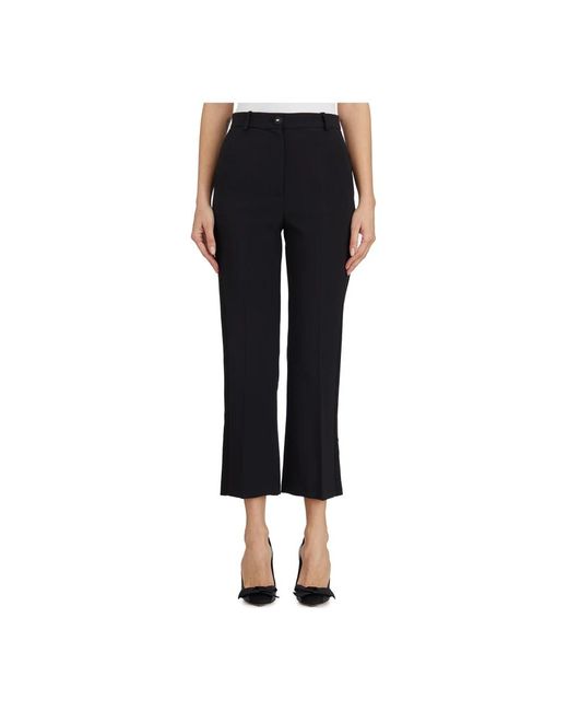 Cropped Trousers di Elisabetta Franchi in Black
