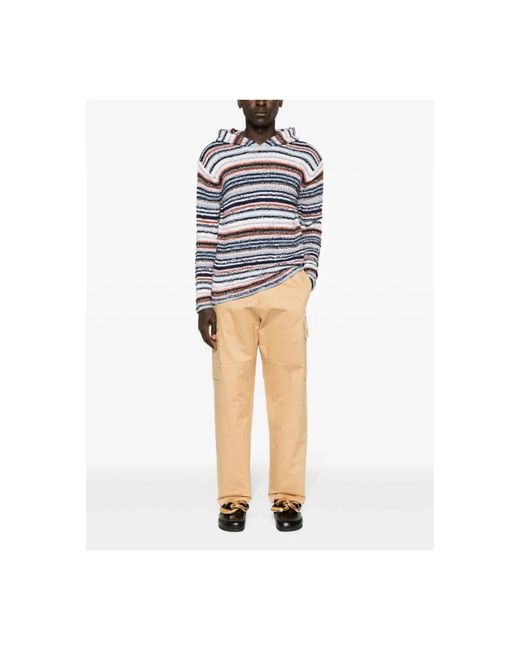 Marni Natural Straight Trousers for men